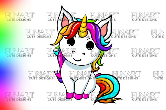 Download LOVELY UNICORN,CUTE DESIGN,PNG ,DIGITAL - Cute Collection