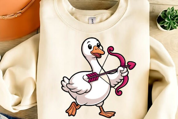 Download Cute Valentine Goose Clipart PNG,SVG,EPS - Cute Collection