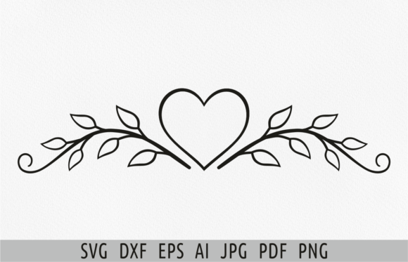 Download Cute Heart Frame Svg Floral Heart Border - Cute Collection