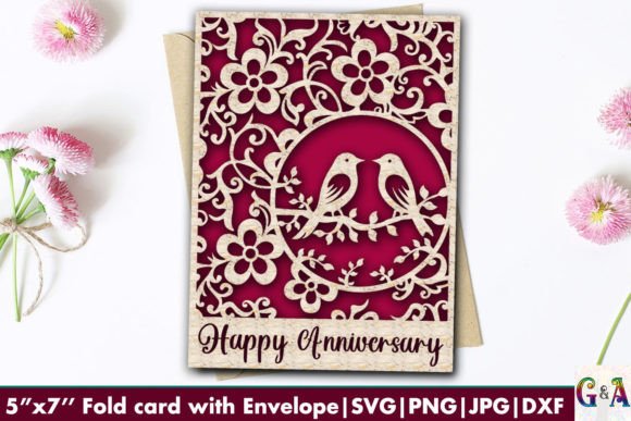Download Anniversary Card SVG File for Cricut - Anniversary Collection