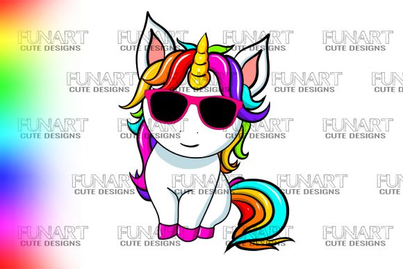 Download LOVELY UNICORN, CUTE DESIGN,SUBLIMATION - Cute Collection