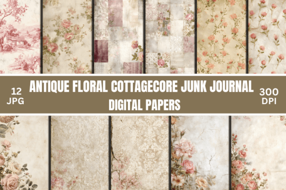 Download Antique Floral Cottagecore Junk Journals - Junk journals Collection
