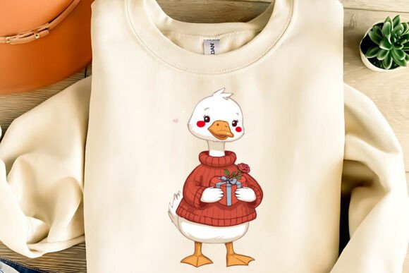 Download Cute Valentine Goose Clipart PNG,SVG,EPS - Cute Collection