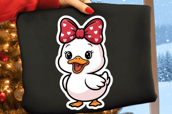 Download Preppy Cute Valentines Goose PNG Design - Cute Collection