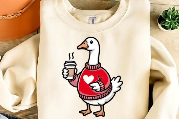 Download Cute Valentine Goose Clipart PNG,SVG,EPS - Cute Collection