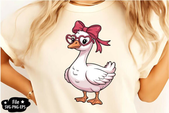 Download Cute Valentine Goose Clipart PNG,SVG,EPS - Cute Collection