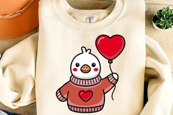 Download Cute Valentine Goose Clipart PNG,SVG,EPS - Cute Collection