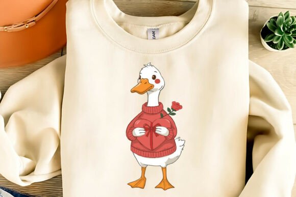 Download Cute Valentine Goose Clipart PNG,SVG,EPS - Cute Collection