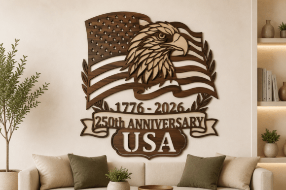 Download American 250th Anniversary Laser Cut SVG - Anniversary Collection