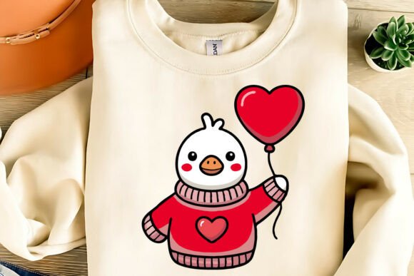 Download Cute Valentine Goose Clipart PNG,SVG,EPS - Cute Collection