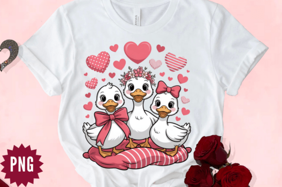 Download Funny Valentine Goose PNG, Cute Valentin - Cute Collection