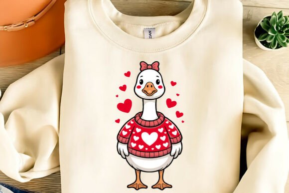 Download Cute Valentine Goose Clipart PNG,SVG,EPS - Cute Collection