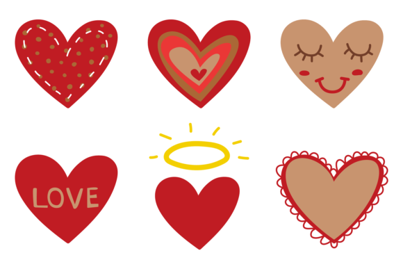 Download Cute Heart Set. Love Symbols. Romantic S - Cute Collection