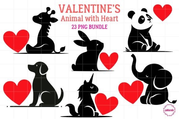 Download Cute Valentine's Animal Clipart - Cute Collection