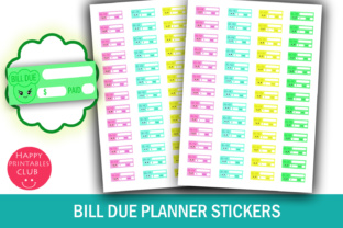 Download Bill Due Planner Stickers - Planner stickers Collection